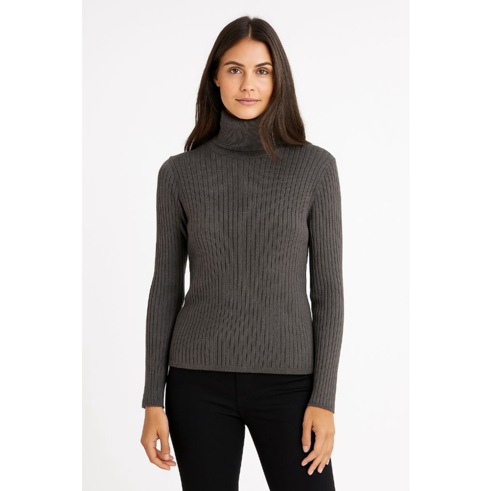 Persuits LTD Women's Fine Italian Merino Wool Turtleneck Sweater Size M